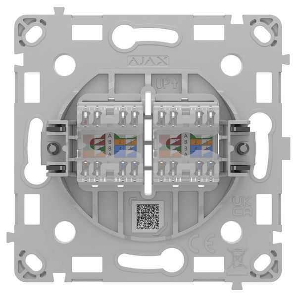Ajax OutletCore (LAN) vertical white Механізм інтернет розетки FRT-95446 фото