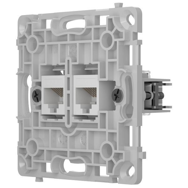 Ajax OutletCore (LAN) vertical white Механізм інтернет розетки FRT-95446 фото