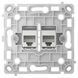 Ajax OutletCore (LAN) vertical white Механізм інтернет розетки FRT-95446 фото 1