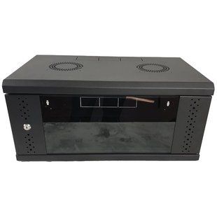 EServer 4U 600х350х284, скло, чорна Шафа FRT-94044 фото