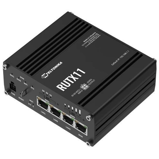 Teltonika RUTX11 Промисловий стільниковий маршрутизатор FRT-17246 фото