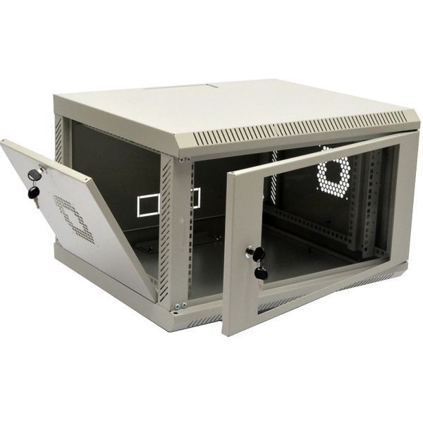 19" 6U, 600х500х373 мм акриловое стекло серая Шафа FRT-18176 фото