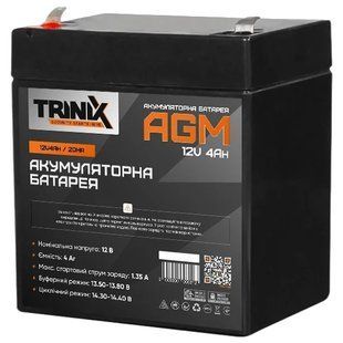 TRINIX 12V4Ah/20Hr Акумуляторна батарея FRT-00020 фото