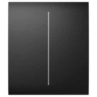 Ajax CenterButton (2-gang) black Кнопка центральна для двоклавішного вимикача FRT-96036 фото