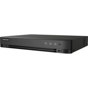 iDS-7204HTHI-M1/XT 4-канальний 8MP 1U H.265 AcuSense Відеореєстратор Hikvision FRT-16861 фото