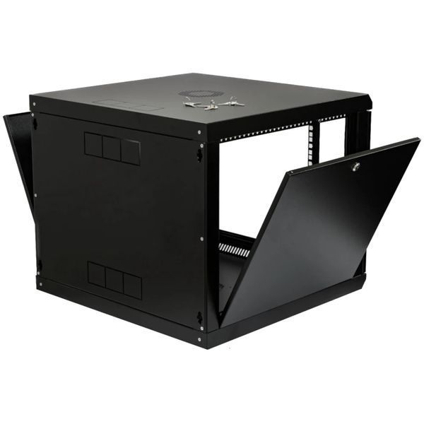 19" 9U 600x500x507мм акрилове скло чорна Шафа FRT-74617 фото
